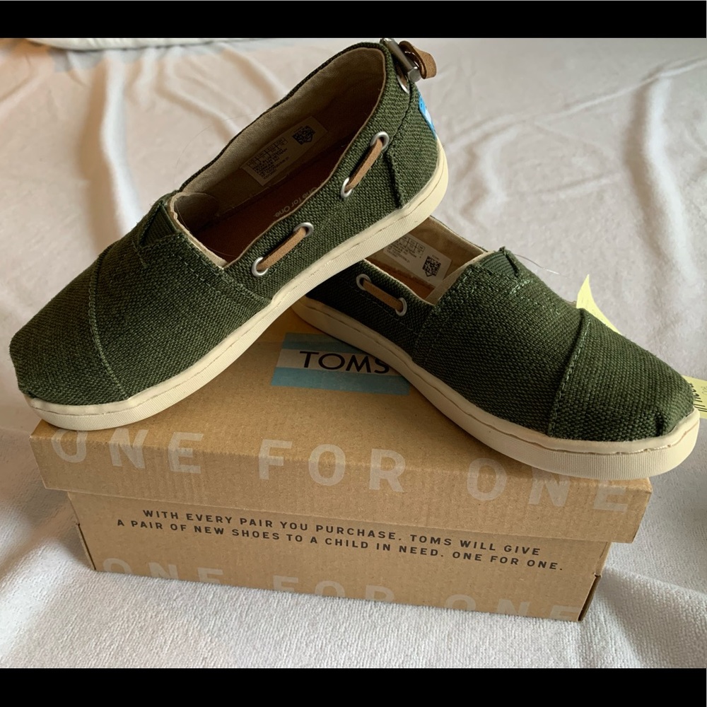 Toms Bimini Pine Heritage Canvas youth 12